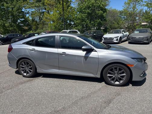 Lunar Silver Metallic 2020 Honda Civic EX-L