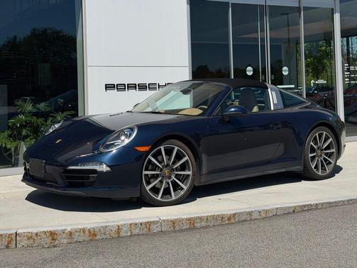 Dark Blue Metallic 2015 Porsche 911 Targa 4