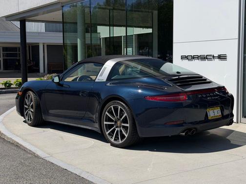 Dark Blue Metallic 2015 Porsche 911 Targa 4