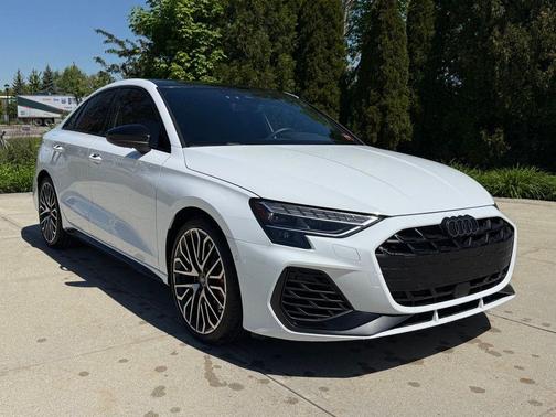 White 2025 Audi S3 Premium Plus TFSI quattro S tronic