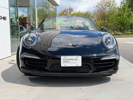 Black 2014 Porsche 911 Carrera 4S Cabriolet