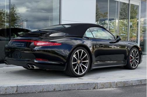 Black 2014 Porsche 911 Carrera 4S Cabriolet