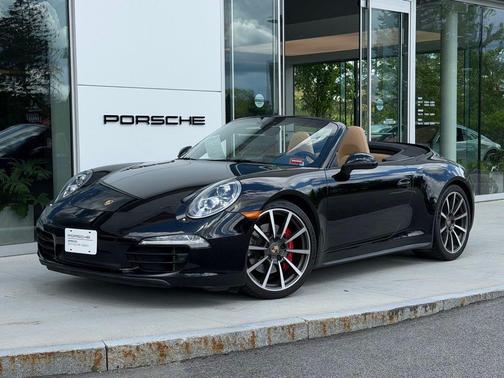 Black 2014 Porsche 911 Carrera 4S Cabriolet