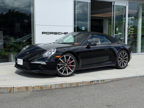Black 2014 Porsche 911 Carrera 4S Cabriolet