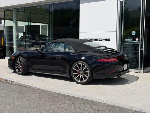 Black 2014 Porsche 911 Carrera 4S Cabriolet