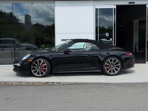 Black 2014 Porsche 911 Carrera 4S Cabriolet
