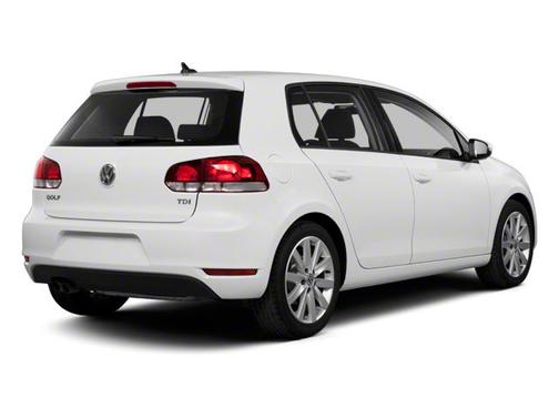 Blue 2010 Volkswagen Golf 4-Door