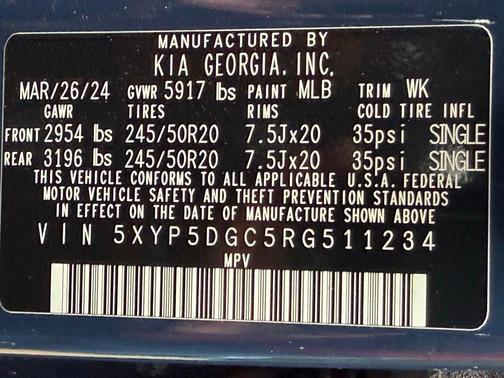 Midnight Lake Blue 2024 Kia Telluride SX X-Line
