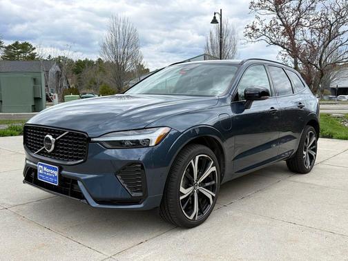 Denim Blue Metallic 2023 Volvo XC60 Recharge Plug-In Hybrid T8 Plus Dark Theme