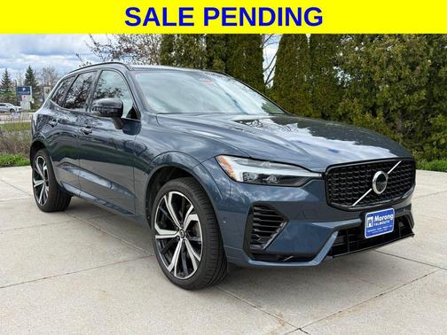 Denim Blue Metallic 2023 Volvo XC60 Recharge Plug-In Hybrid T8 Plus Dark Theme