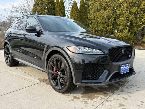 Black 2020 Jaguar F-PACE SVR P550 AWD Automatic