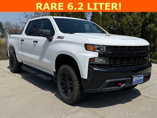 Summit White 2021 Chevrolet Silverado 1500 Custom Trail Boss