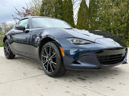 Deep Crystal Blue Mica 2026 Mazda MX-5 Miata RF Grand Touring