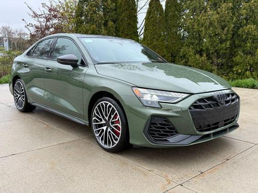 district green metallic 2026 Audi S3 TFSI quattro S tronic