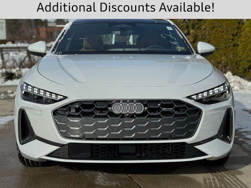 Glacier White Metallic 2025 Audi A5 Premium Plus TFSI quattro S tronic