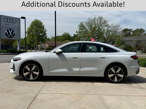 Glacier White Metallic 2025 Audi A5 Premium Plus TFSI quattro S tronic