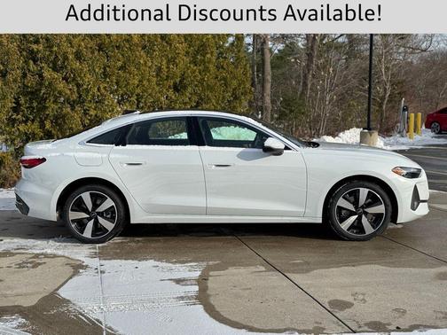 Glacier White Metallic 2025 Audi A5 Premium Plus TFSI quattro S tronic