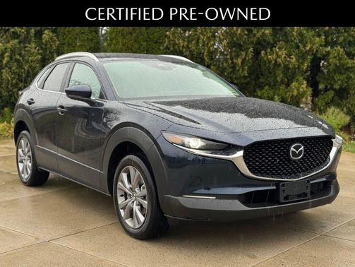 Deep Crystal Blue Mica 2025 Mazda CX-30 2.5 S Preferred Package