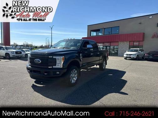 Shadow Black 2017 Ford F-250 Platinum
