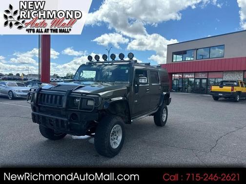 Dark Green 2004 Hummer H2 Base