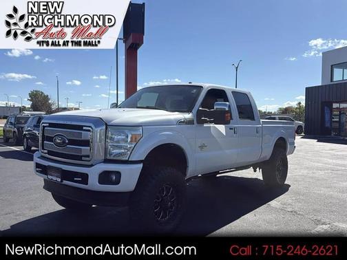 Arctic Metallic 2016 Ford F-250 Platinum