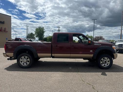 Maroon 2012 Ford F-350 King Ranch