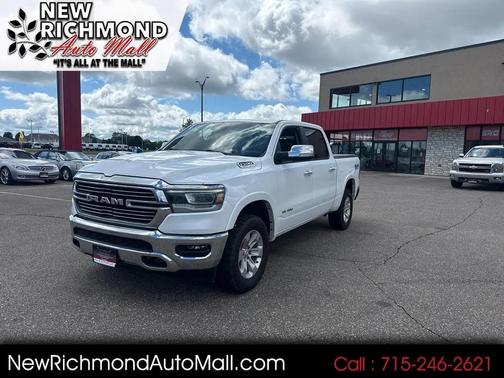 Bright White Clearcoat 2021 RAM 1500 Laramie