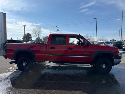 Red 2005 Chevrolet Silverado 2500 LT H/D Crew Cab