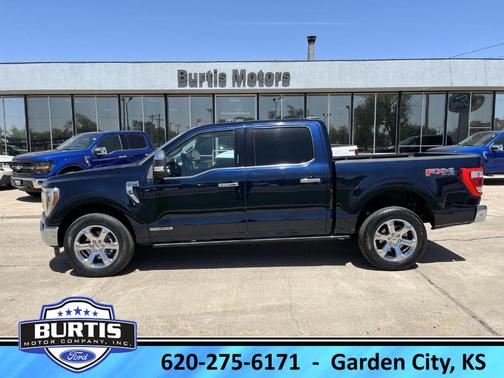Blue 2023 Ford F-150 Lariat