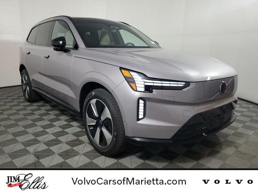 Aurora Blue 2026 Volvo EX90 Plus, Single Motor, Fully electric, 7 Seats