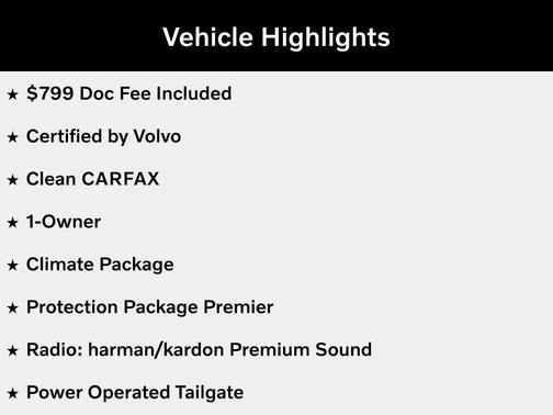 Black Stone 2023 Volvo XC60 B5 Plus Dark Theme