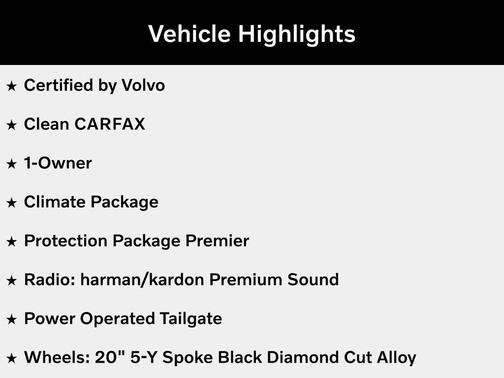 Black Stone 2023 Volvo XC60 B5 Plus Dark Theme