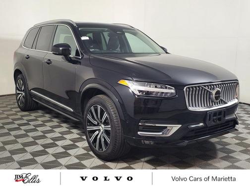 Onyx Black Metallic 2024 Volvo XC90 B6 Plus Bright Theme 7-Seater