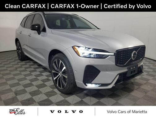 Silver Dawn Metallic 2023 Volvo XC60 B5 Plus Dark Theme