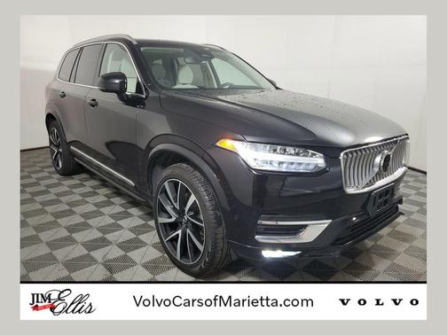 Onyx Black Metallic 2024 Volvo XC90 B6 Ultimate Bright Theme 6-Seater