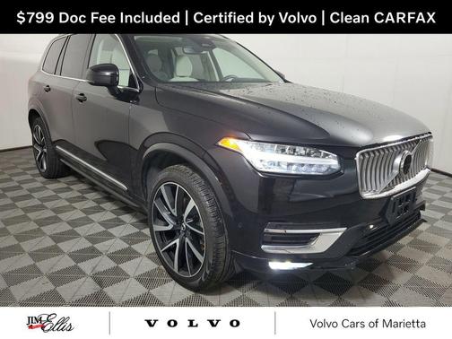 Onyx Black Metallic 2024 Volvo XC90 B6 Ultimate Bright Theme 6-Seater