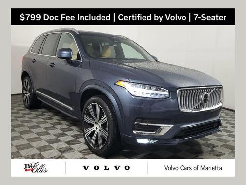 Denim Blue Metallic 2023 Volvo XC90 B6 Ultimate 7-Seater