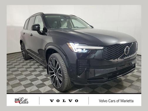 Onyx Black Metallic 2026 Volvo XC90 Ultra Dark Theme, B6 AWD Gas (mild hybrid), Gasoline, 7 Seats