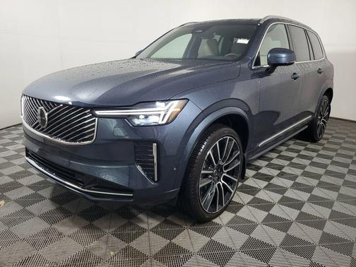 Denim Blue Metallic 2026 Volvo XC90 Ultra, B6 AWD Gas (mild hybrid), Gasoline, Bright, 6 Seats
