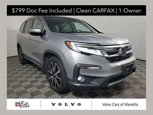 Lunar Silver Metallic 2020 Honda Pilot Touring 8-Passenger