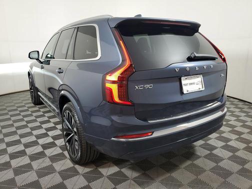 Denim Blue Metallic 2026 Volvo XC90 Plus, B6 AWD Gas (mild hybrid), Gasoline, Bright, 7 Seats