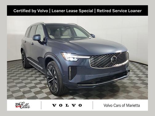 Denim Blue Metallic 2026 Volvo XC90 Plus, B6 AWD Gas (mild hybrid), Gasoline, Bright, 7 Seats