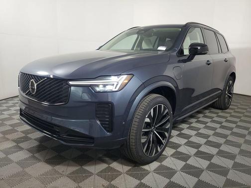 Denim Blue Metallic 2026 Volvo XC90 Plug-In Hybrid Ultra Dark Theme, T8 AWD, Electric/Gasoline, 6 Seats