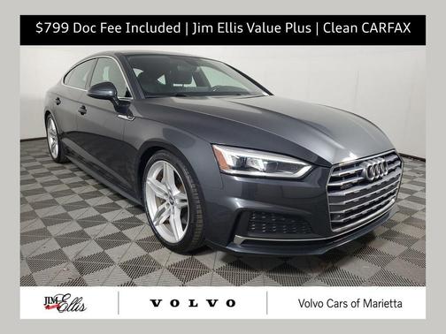 Manhattan Gray Metallic 2019 Audi A5 45 Premium