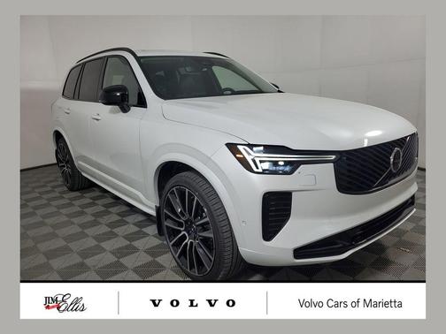 Crystal White Pearl 2026 Volvo XC90 Ultra Dark Theme, B6 AWD Gas (mild hybrid), Gasoline, 7 Seats