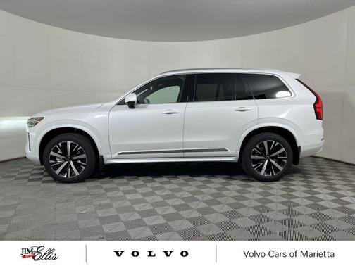 Crystal White Pearl 2026 Volvo XC90 Core, B5 AWD Gas (mild hybrid), Gasoline, Bright, 7 Seats