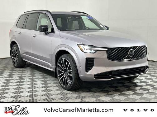 Aurora Silver 2026 Volvo XC90 Ultra Dark Theme, B6 AWD Gas (mild hybrid), Gasoline, 7 Seats