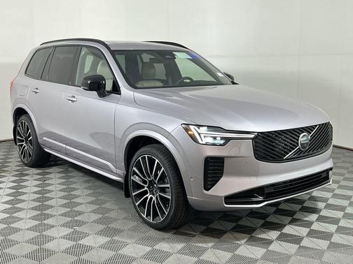 Aurora Silver 2026 Volvo XC90 Ultra Dark Theme, B6 AWD Gas (mild hybrid), Gasoline, 7 Seats