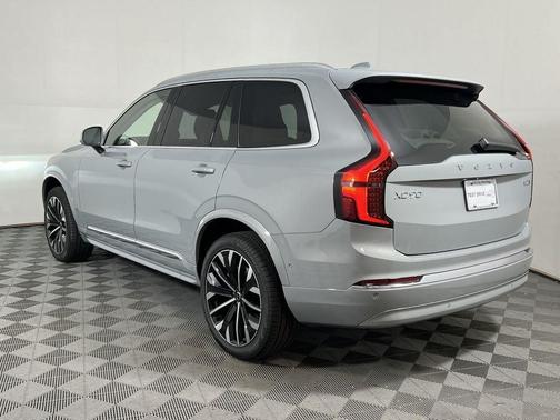 Vapour Grey Metallic 2026 Volvo XC90 Ultra, B6 AWD Gas (mild hybrid), Gasoline, Bright, 7 Seats