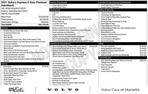 2021 Subaru Impreza Premium